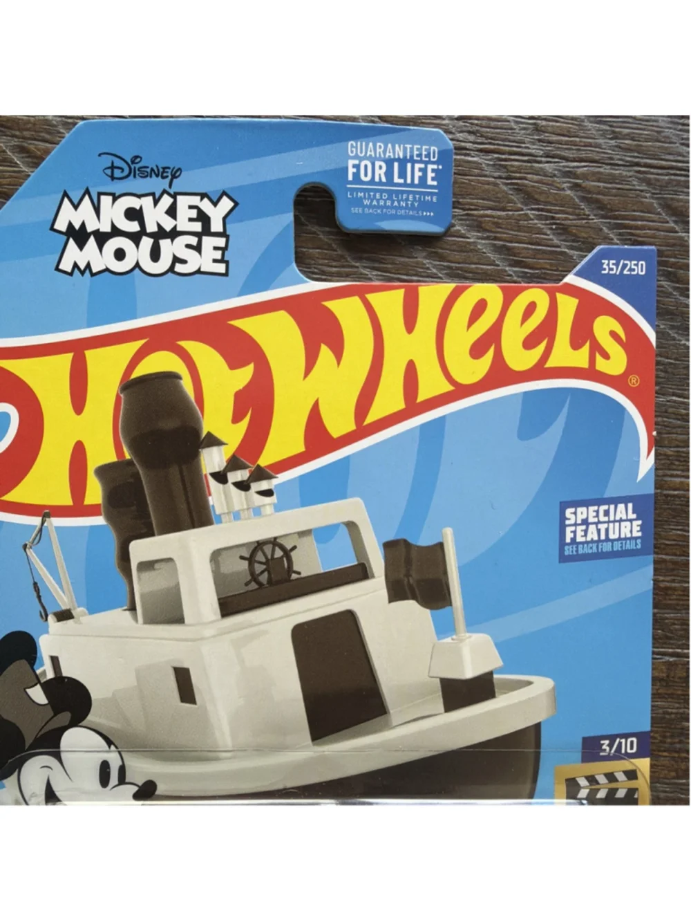 2022 Hot Wheels 35/250 Screen Time-Mickey Mouse 3/10 Disney Steamboat Brown/Gray